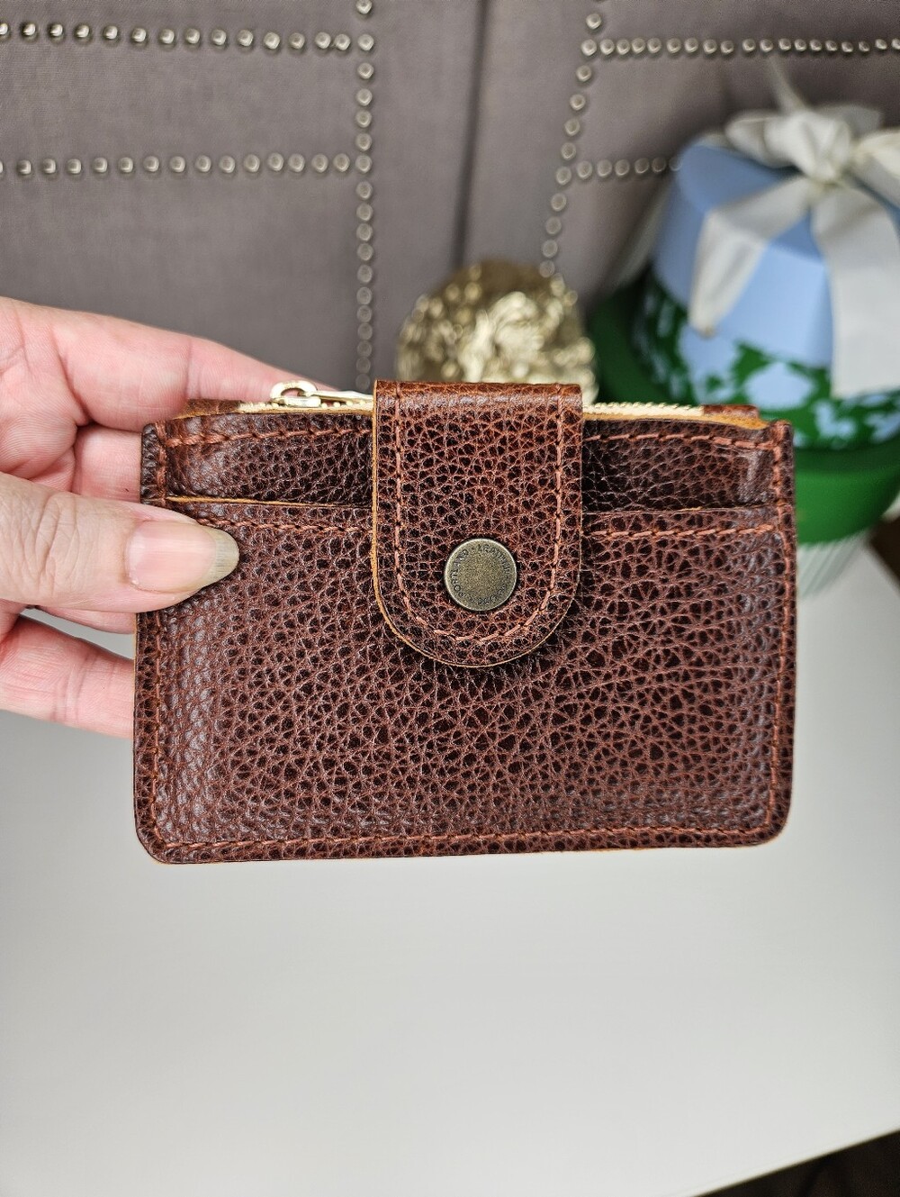 Portland Leather Goods Sabrina Wallet Nutmeg Brown